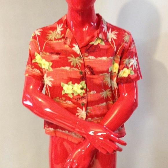 Island Traders Shirt  Hawaiian beach Summer Surf - Picture 2 of 6